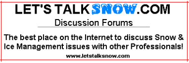 Let's Talk Snow -  Snow Plowing Discussion Forums. Click Here